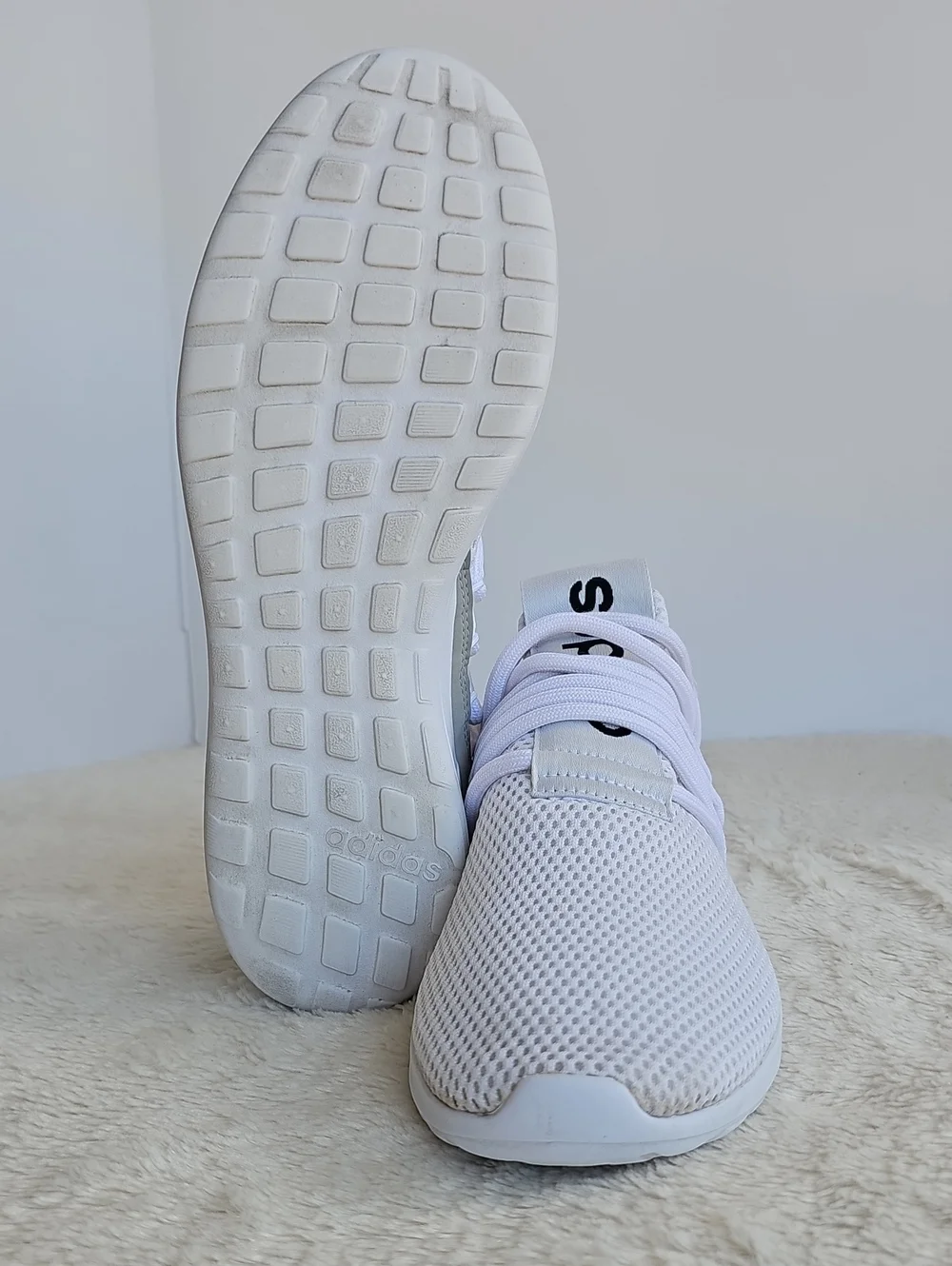 ​adidas Lite Racer Adapt 3.0 Slip-On Sneakers White Men 9.5